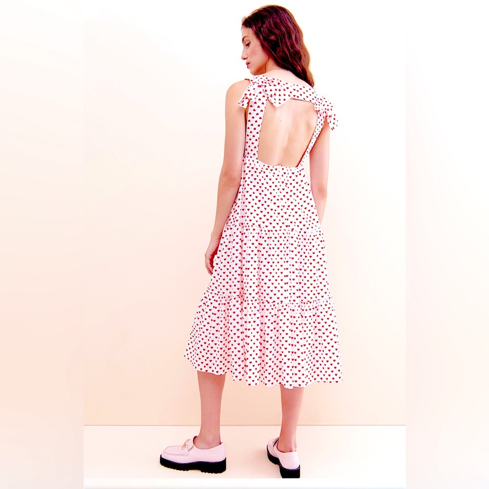 💌 BNWOT Sister Jane annual heart tiered midi dress - size XL 💌